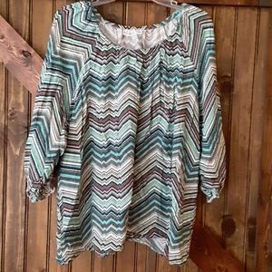 3/4 Length womens shirt.  Excellent condition.